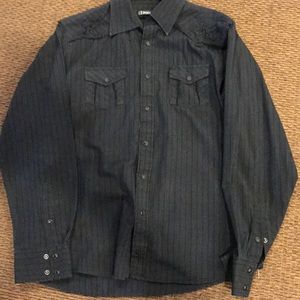 Boys youth buttoned up